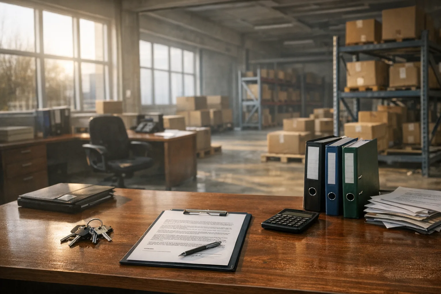 Syndyk a umowy najmu co z biurem i magazynem?